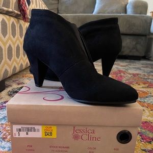 Jessica Kline black booties